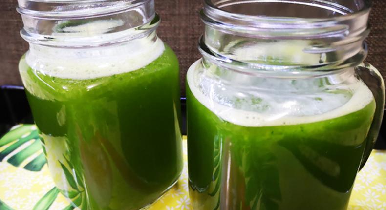 Clean green detox juice
