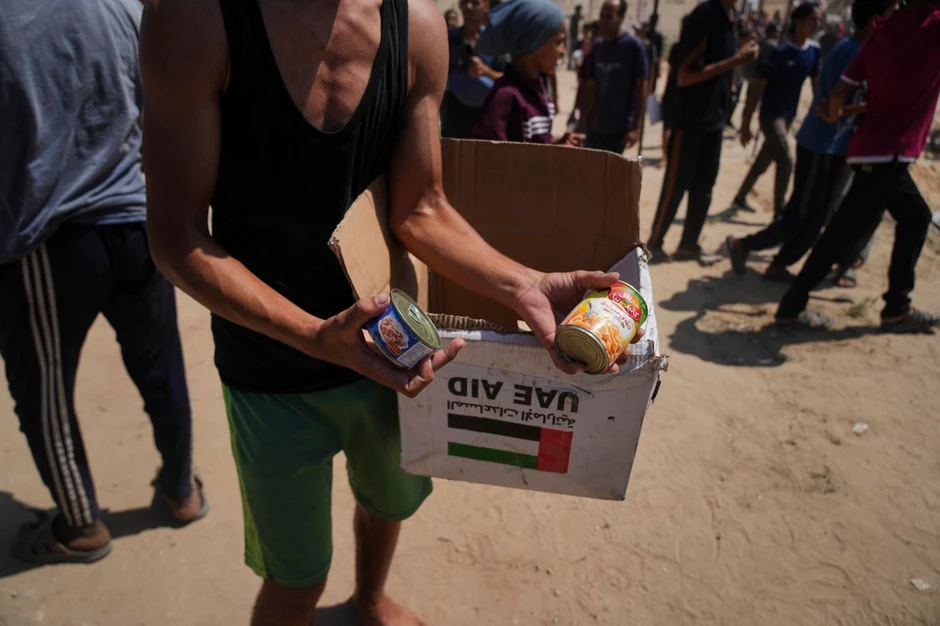 Gaza Izrael pomoć padobrani