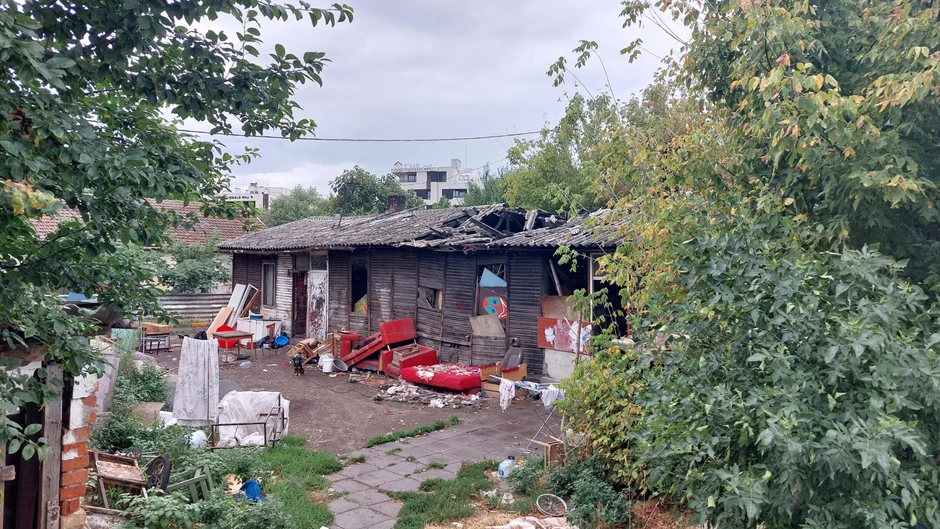 Kuća koju je ranije zapalio V.G.