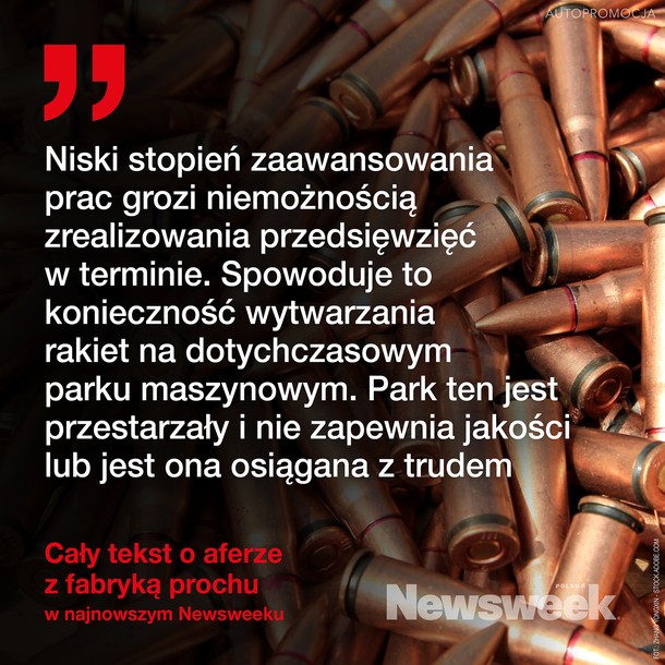 Śledztwo Newsweeka poświęcone fabryce amunicji. Czy winni zostaną pociągnięci do odpowiedzialności?