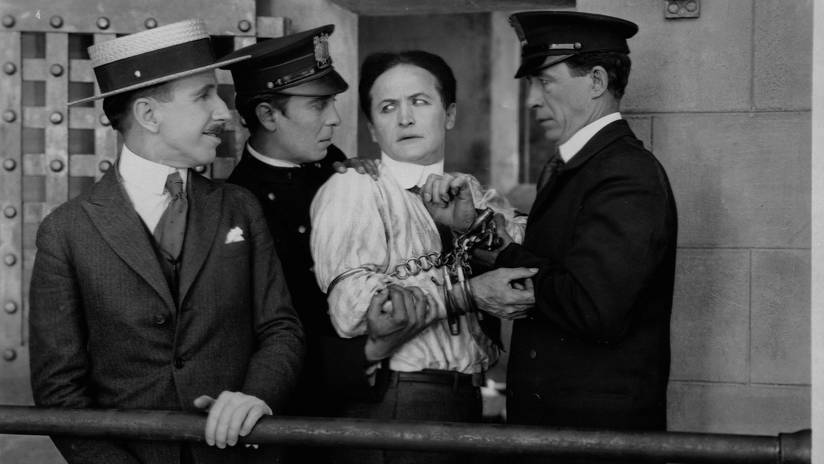 Harry Houdini w filmie "The Grim Game" (1919)