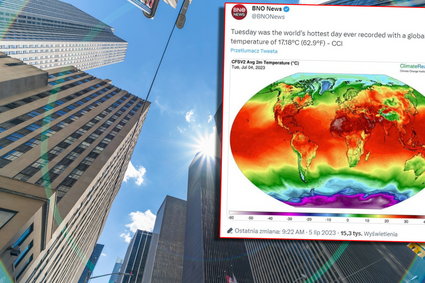 Padł rekord globalnych temperatur. "To wyrok śmierci dla ludzi i ekosystemów"