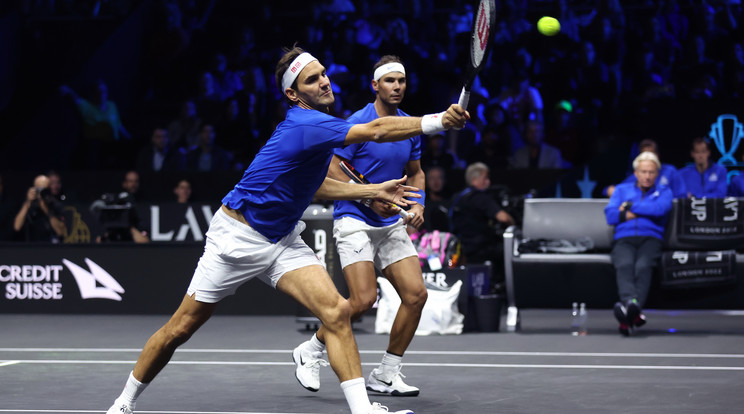 federer (balra) Nadal oldalán búcsúzott Fotó: gettyimages