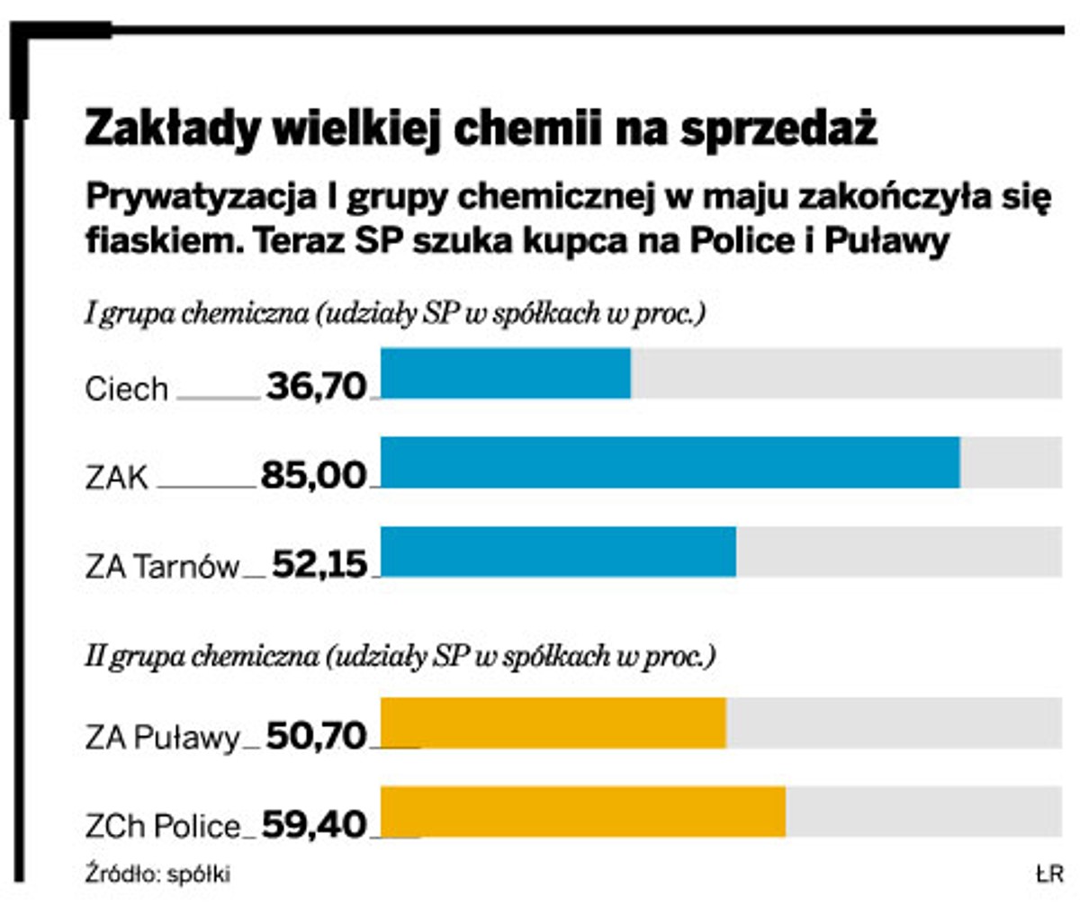 Zakłady wielkiej chemii na sprzedaż