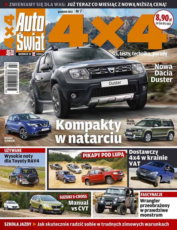 Nowy 7/2013 Auto Świat 4x4 już w sprzedaży i na tabletach