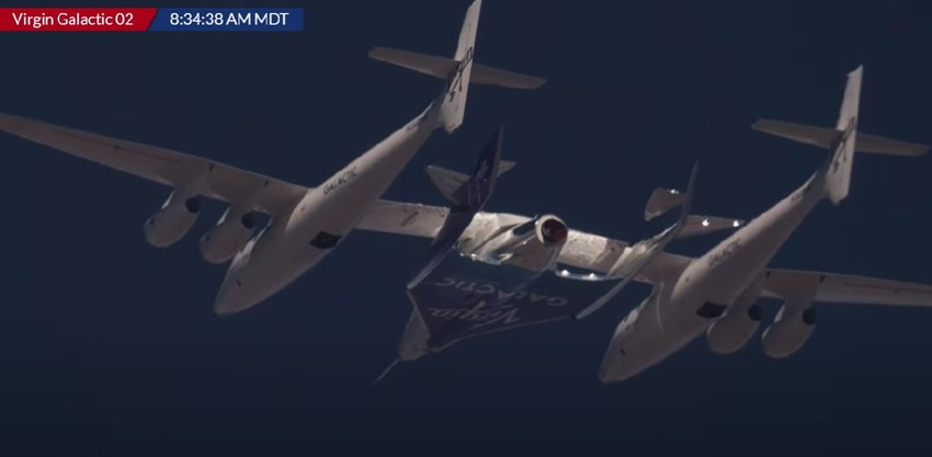 Turistički let rakete Virdžin Galaktik