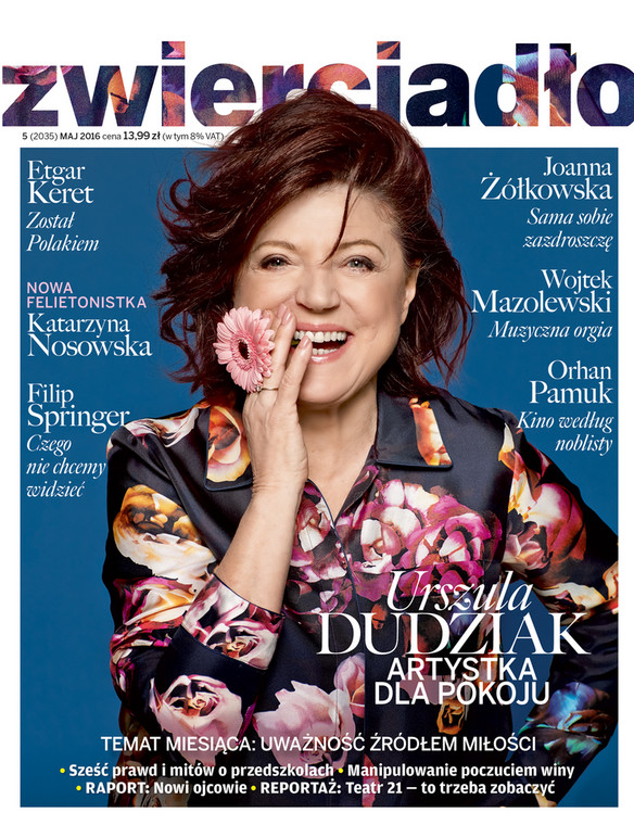 Okładka majowego "Zwierciadła"