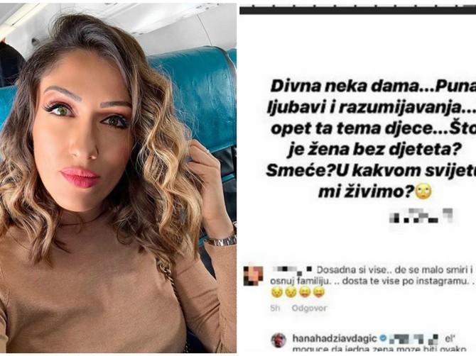 Hana Hadžiavdagić odbrusila na Instagramu