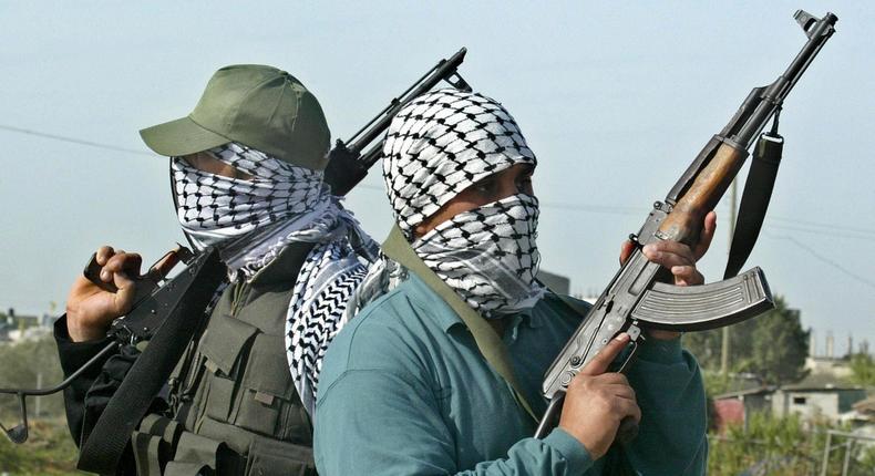 Gunmen with face covered (AbujaTimes)
