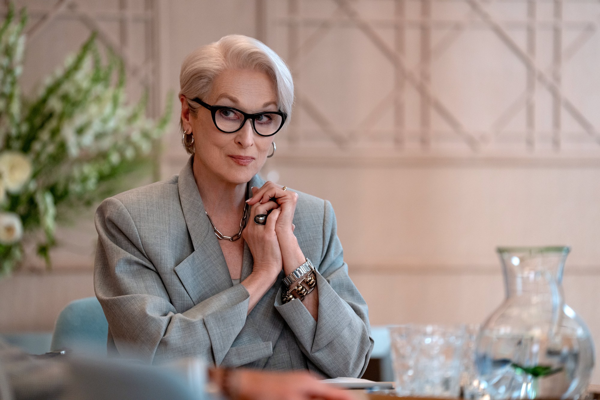 Meryl Streep vo filme Diabol nosí Pradu.