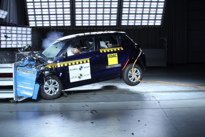Test zderzeniowy Latin NCAP - Suzuki Swift