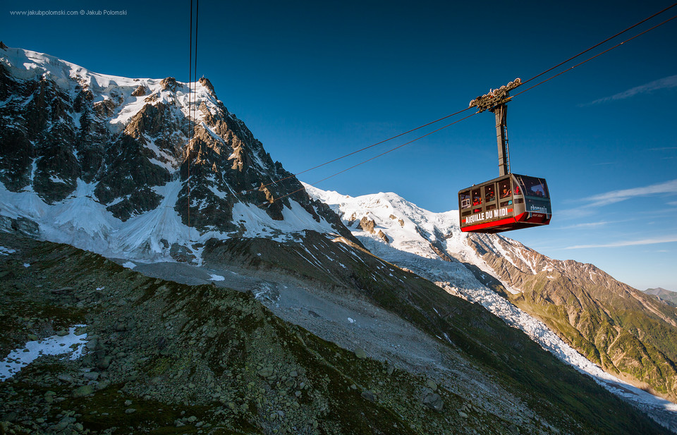 Alpy Francuskie i Aiguille du Midi na pięknych zdjęciach Jakuba Połomskiego