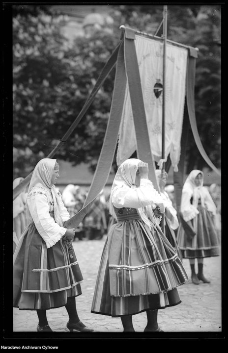 Boże Ciało w przedwojennej Polsce: Łowicz w 1928 r.