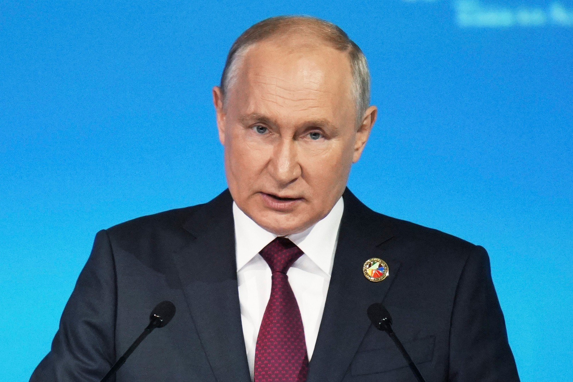 Ruský prezident Vladimir Putin na rusko-africký summite.