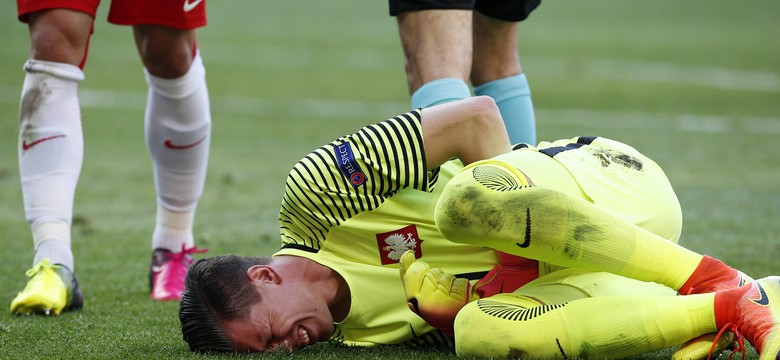 Euro 2016: Kontuzja Wojciecha Szczęsnego. Istnieje ryzyko, że nie zagra z Niemcami