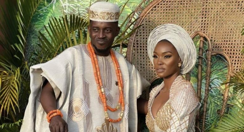 MI Abaga and his wife, Eniola Mafe, met through a mutual friend back in 2020 [LIB]