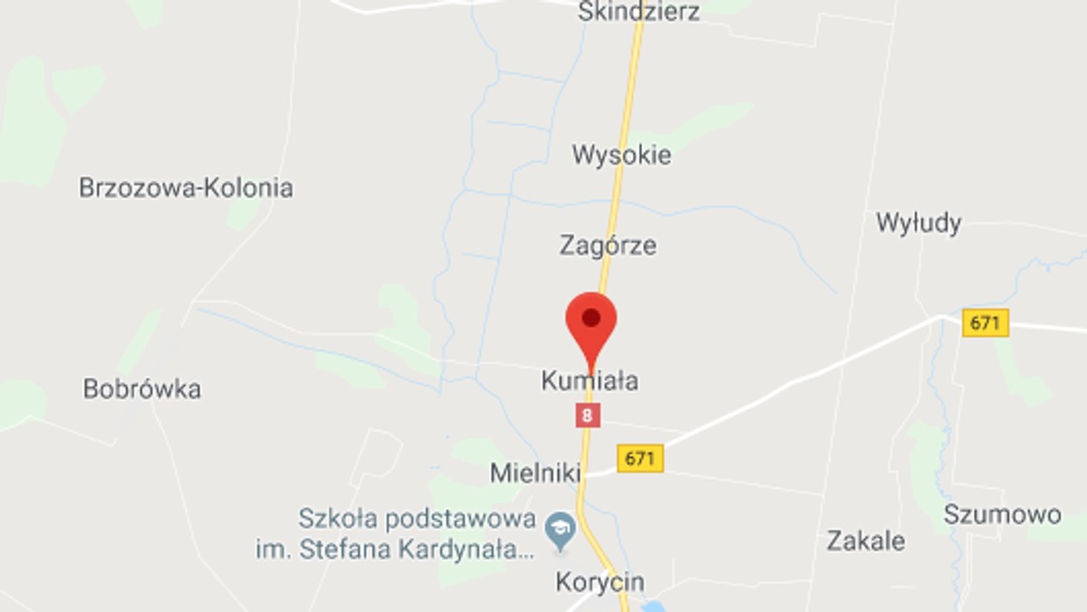 Ruch na drodze krajowej nr 8 na trasie Białystok - Augustów odbywa się na bieżąco - poinformowała podlaska policja. Droga była zablokowana po zderzeniu samochodu dostawczego z ciężarowym w miejscowości Kumiała w pow. sokólskim. Jedna osoba została ranna.