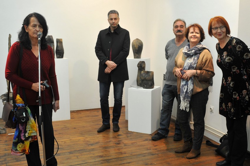 Detalj sa otvaranja izložbe u užičkoj Galeriji