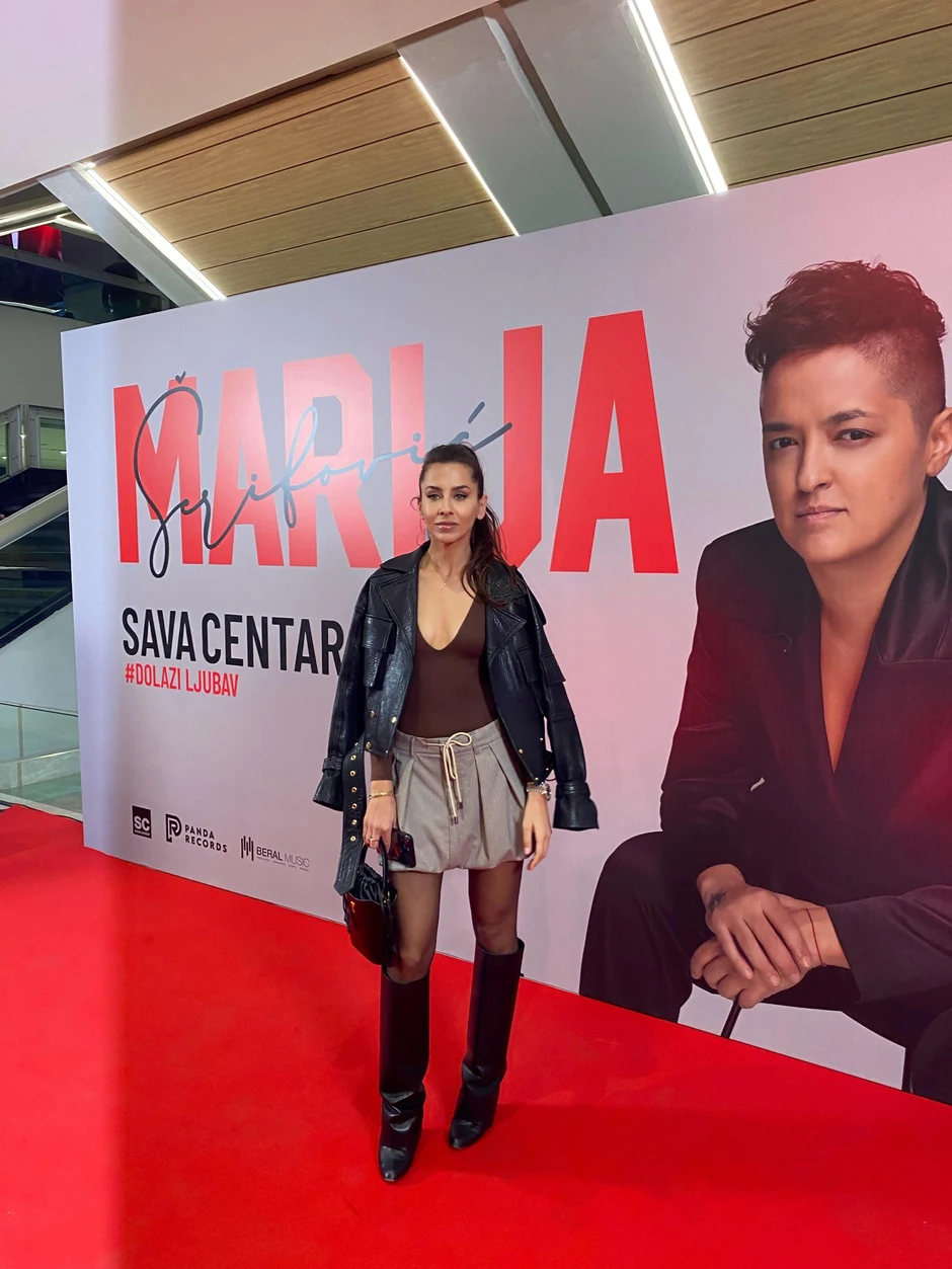 Ivana Dudić na Marijinom koncertu