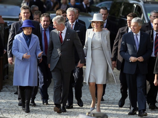 Hanna Gronkiewicz-Waltz, Król Filip i królowa Matylda