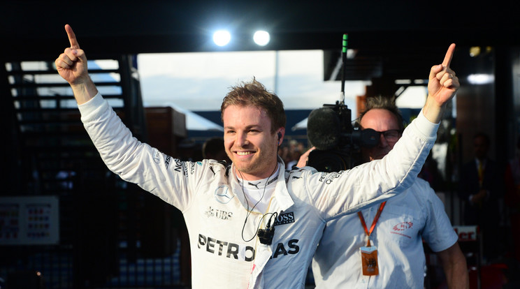 Rosberg volt a leggyorsabb az első szabadedzésen /Fotó: AFP