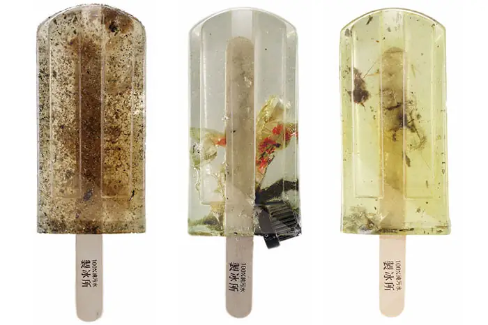 Polluted Water Popsicles