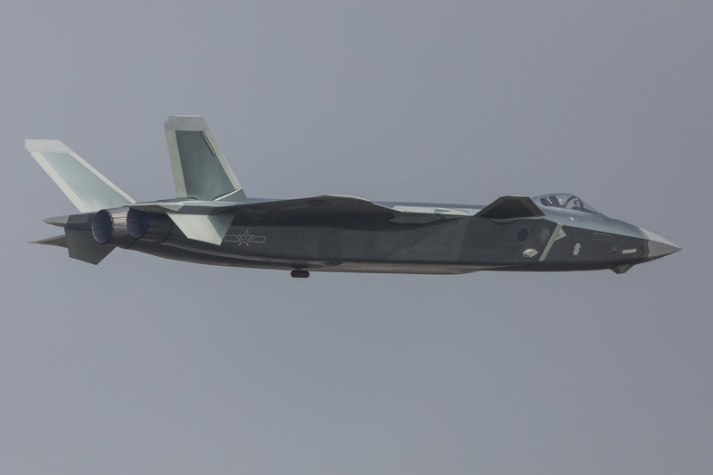 China unveils its J-20 stealth fighter during an air show in Zhuhai