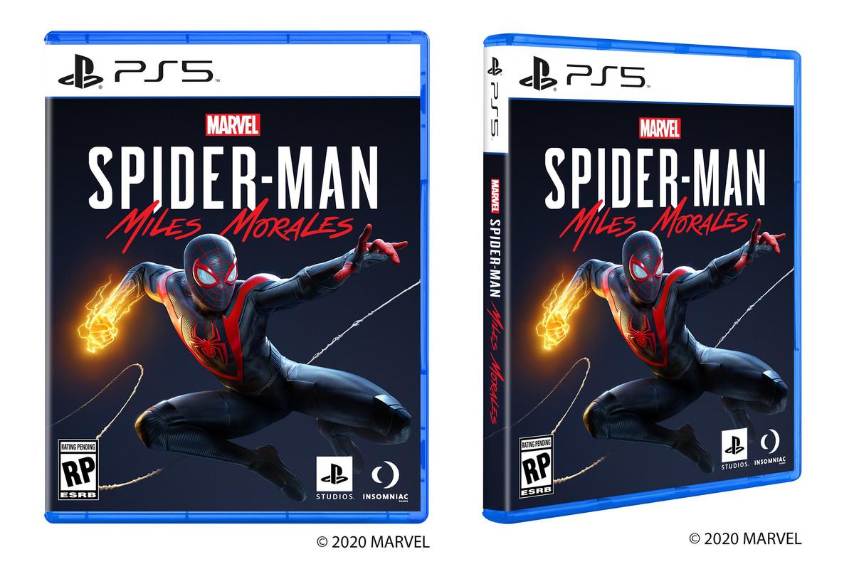 Balenie Spider-Man Miles Morales pre PlayStation 5.