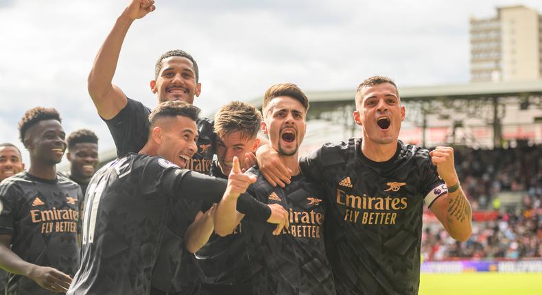 Arsenal thrash Brentford 3-0 to return to winning ways in the Premier League