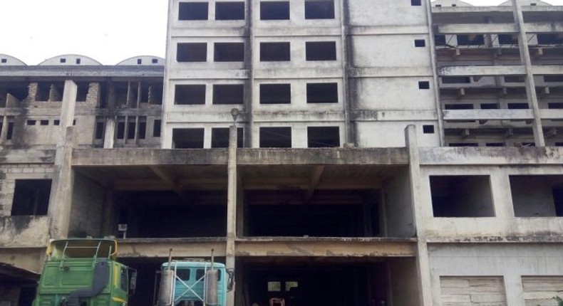 Abandoned Komfo Anokye Teaching Hospital