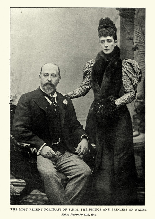 Król Edward VII i królowa Aleksandra