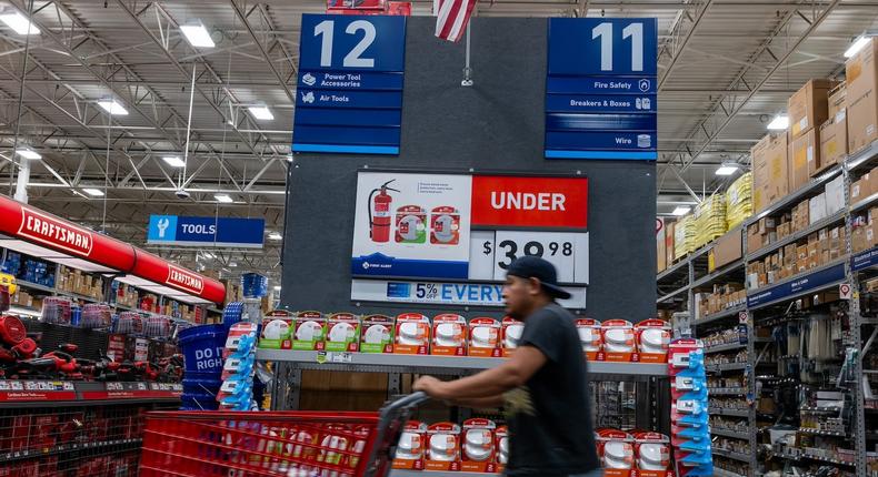 Consumer prices were up 2.5% over the year in August.Spencer Platt/Getty Images