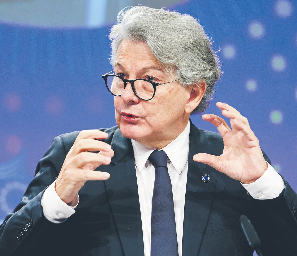 Komisarz UE ds. przemysłu Thierry Breton