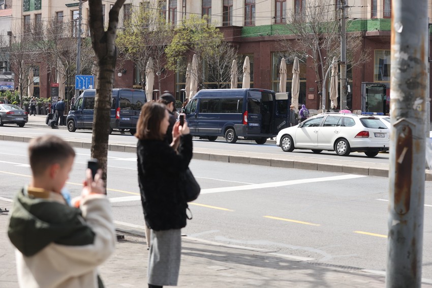 Pripadnici MUP-a u hotelu "Moskva" 