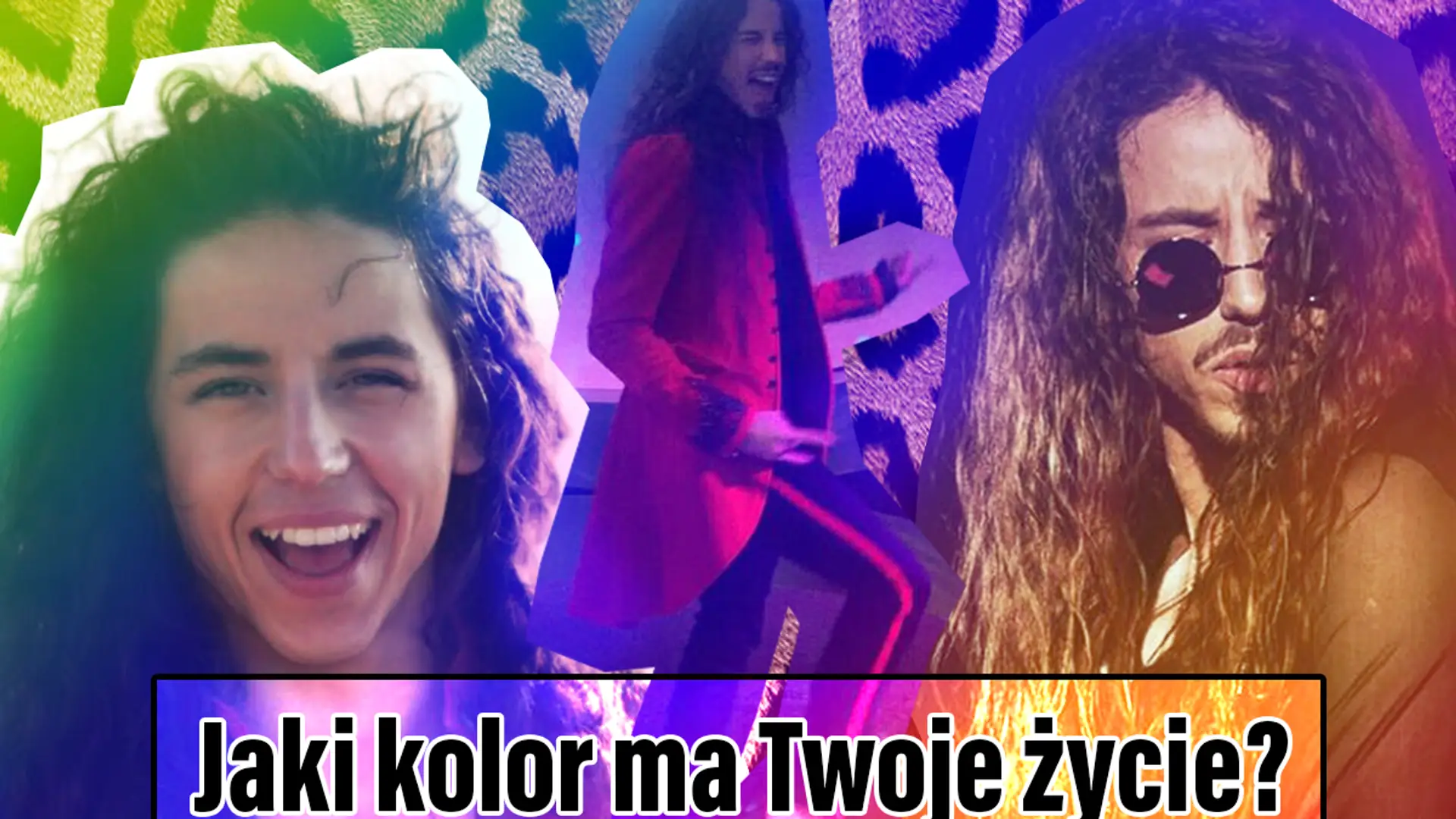 Sprawdź, jakiego koloru jest twoje życie. Michał Szpak wybrał czerwony