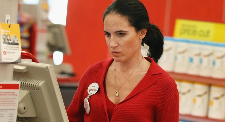 Target employee cashier