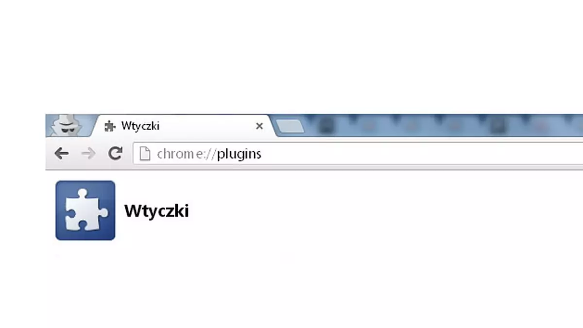 Chrome - szybki restart wtyczki