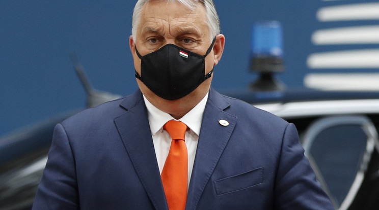 Orbán Viktor miniszterelnök/MTI/AP pool/Johanna Geron