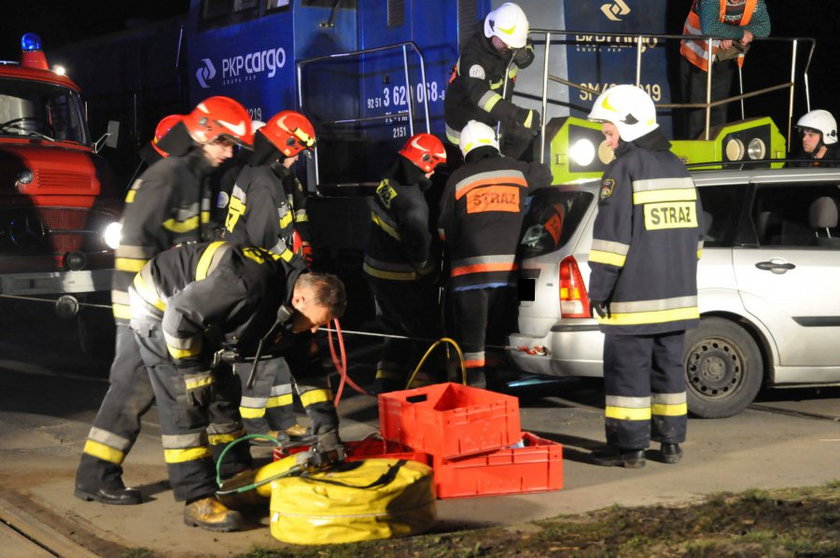 Groza na przejeździe kolejowym