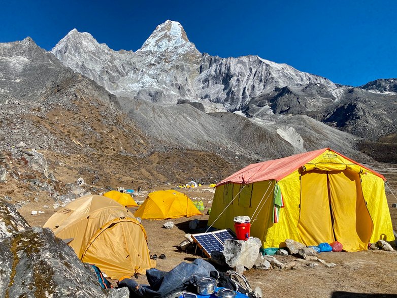 Nasza baza pod Ama Dablam