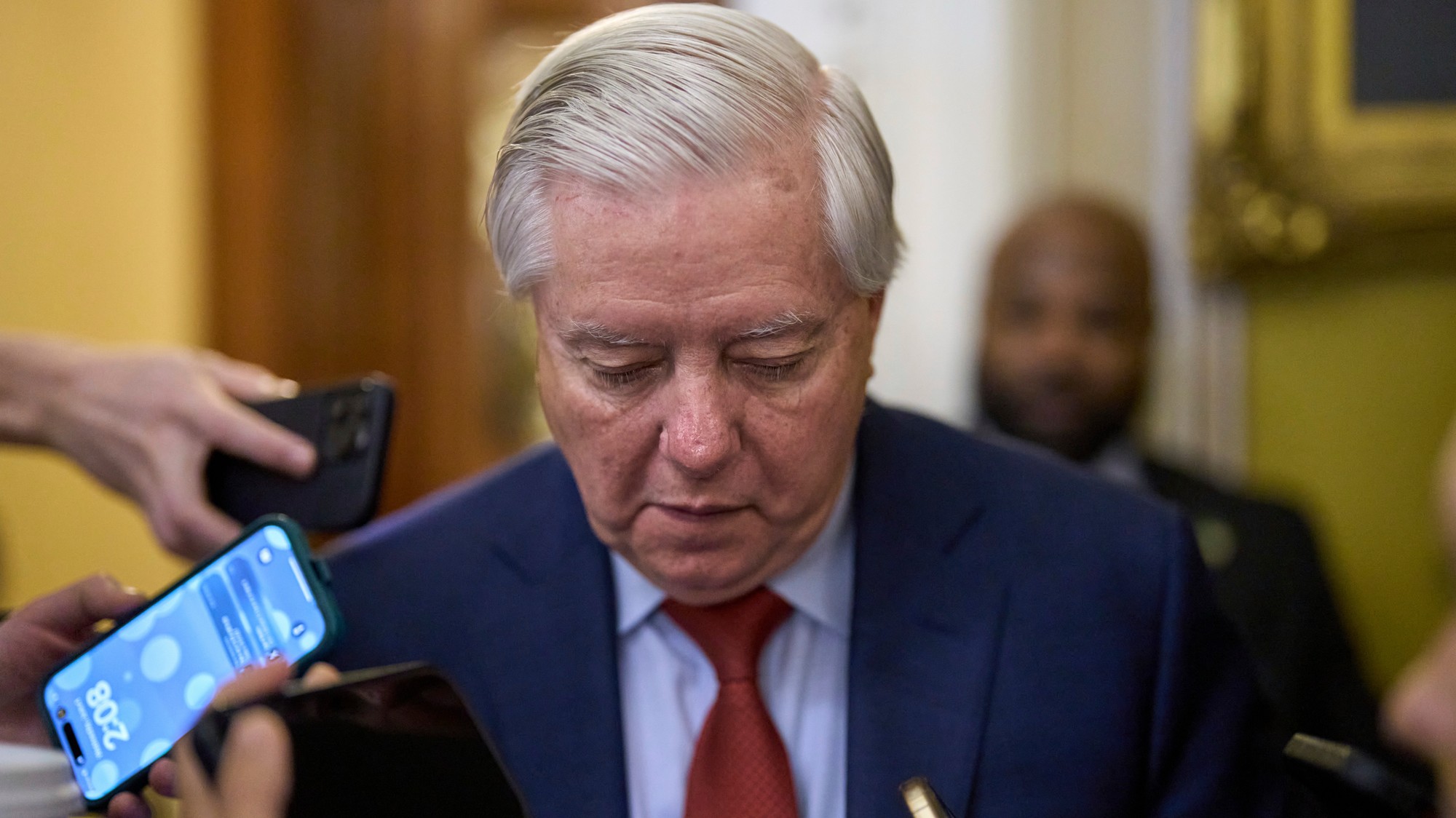 Republikánsky senátor Lindsey Graham.