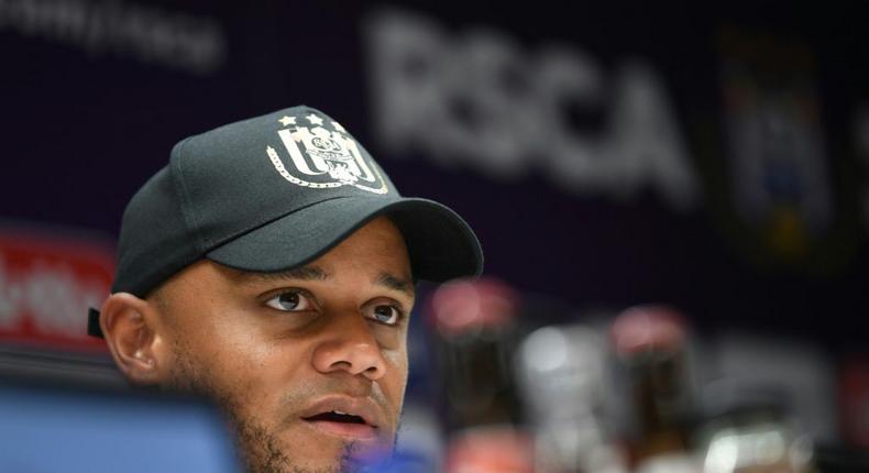 Anderlecht coach Vincent Kompany was racially abused  during Sunday's match against Club Brugge Creator: JOHN THYS