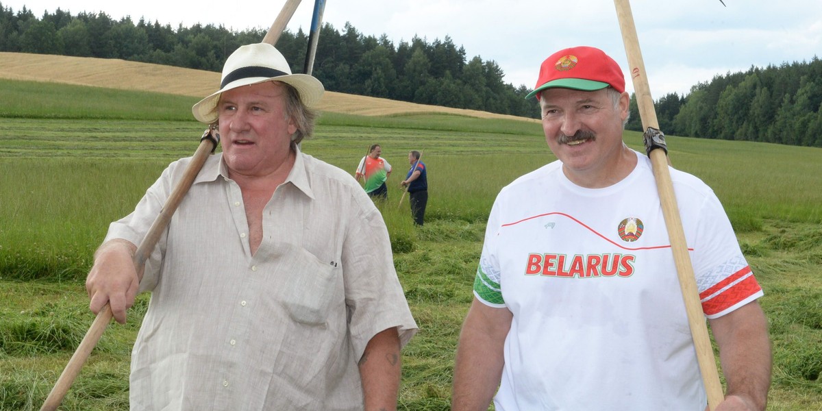 Gerard Depardieu Aleksander Łukaszenko