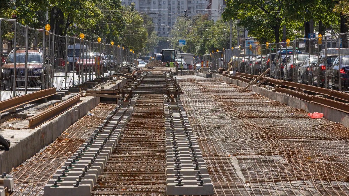 Primăria București anunță când vor fi finalizate lucrările la liniile de tramvai pe bulevardele Dimitrie Pompeiu și Ion Mihalache