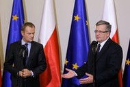 Donald Tusk Bronisław Komorowski