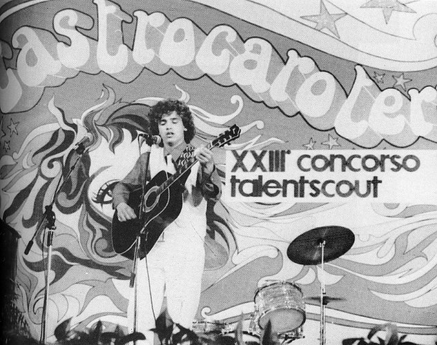 Eros Ramazzotti na początku swojej kariery