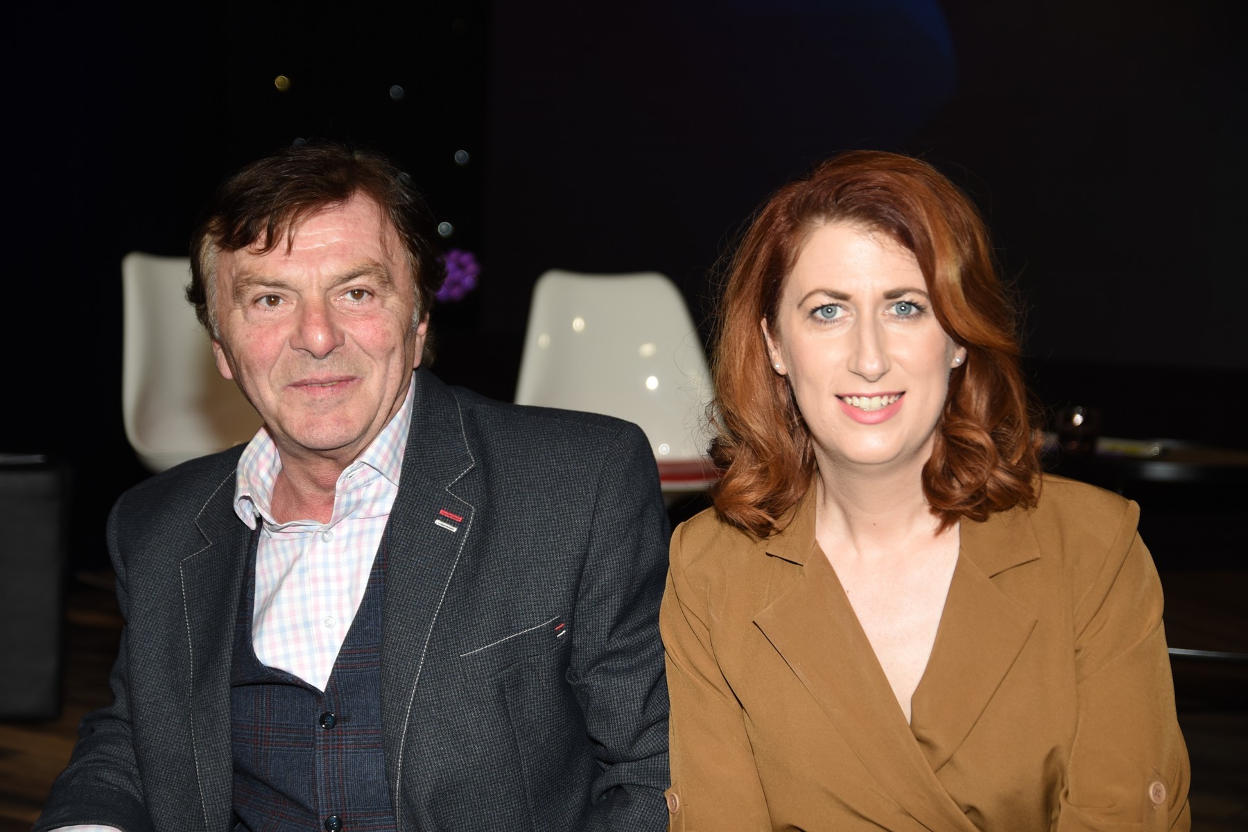 Český herec Pavel Trávníček s manželkou Monikou.