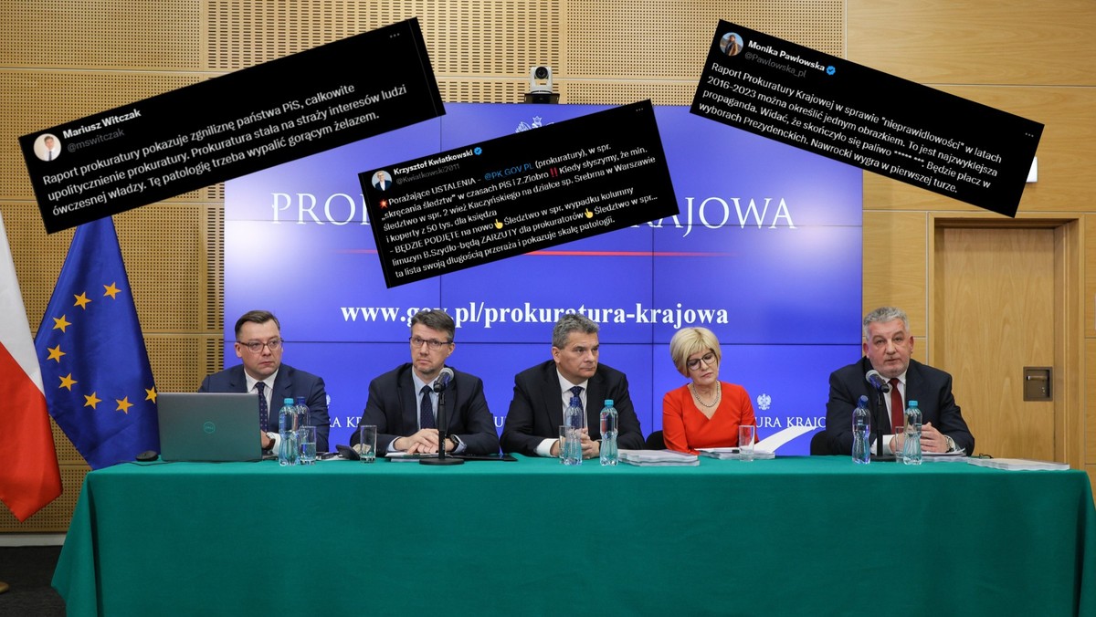 Raport Prokuratury Krajowej ukazuje kontrowersje z czasów rządów PiS, wywołując skrajne opinie polityków [Źródło: Onet]