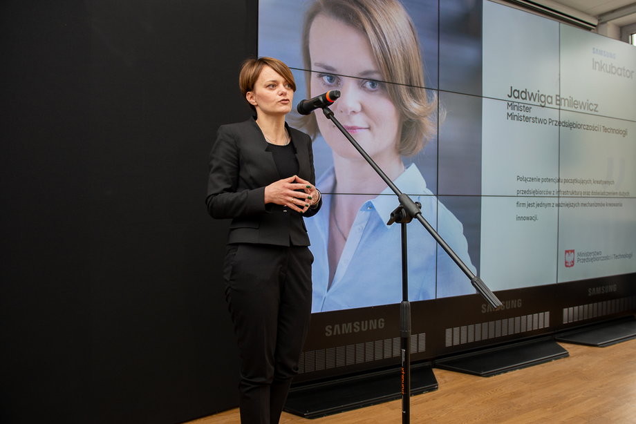 Minister Jadwiga Emilewicz na otwarciu Inkubatora Samsung w Lublinie