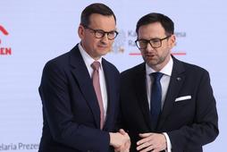 Mateusz Morawiecki i Daniel Objatek